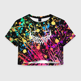 Женская футболка Crop-top 3D с принтом Phonk. в городе Новоалтайск, 100% полиэстер | круглая горловина, длина футболки до линии талии, рукава с отворотами | jazz | lo fi | memphis rap | music | phonk | rap | screwed funk | soundcloud | southern hip hop | trapchopped | известные личности | мемфис рэп | музыка | музыканты | певцы | рэп | трэп | фонк | хип хоп