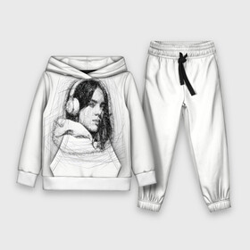 Детский костюм 3D (с толстовкой) с принтом Billie Eilish (карандаш) в городе Новоалтайск,  |  | bad guy | billie eilish | justin bieber | беляш | били айлишь | били эйлиш | билли | билли айлишь | билли эйлишь | билли элиш | билли элишь | бэд гай | элишь