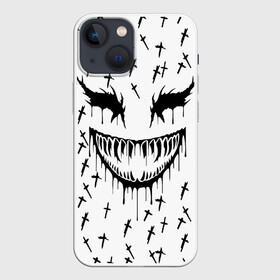 Чехол для iPhone 13 mini с принтом GHOSTEMANE в городе Новоалтайск,  |  | 1930 | blackmage | flesh | ghost | ghoste | ghostemane | ghostman | ghostmane | hexada | kreep | mane | mercury | music | nihil | noise | omnis | parv0 | pouya | rap | suicideboys | venom | гостмейн | гостмэйн | хэллоуин