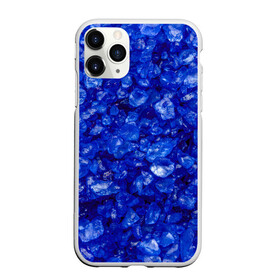 Чехол для iPhone 11 Pro Max матовый с принтом CryStalS в городе Новоалтайск, Силикон |  | Тематика изображения на принте: abstraction | blue | crystals | pebbles | shine | stones | structure | texture | абстракция | блеск | галька | камни | кристалы | синий | структура | текстура