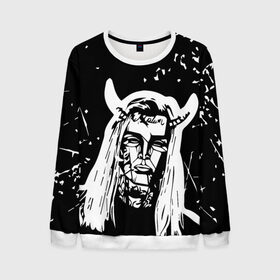 Мужской свитшот 3D с принтом GHOSTEMANE в городе Новоалтайск, 100% полиэстер с мягким внутренним слоем | круглый вырез горловины, мягкая резинка на манжетах и поясе, свободная посадка по фигуре | 1930 | blackmage | flesh | ghost | ghoste | ghostemane | ghostman | ghostmane | hexada | kreep | mane | mercury | music | nihil | noise | omnis | parv0 | pouya | rap | suicideboys | venom | гостмейн | гостмэйн