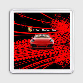 Магнит 55*55 с принтом PORSCHE. в городе Новоалтайск, Пластик | Размер: 65*65 мм; Размер печати: 55*55 мм | abstract | auto | brand | car | geometry | porsche | sport | texture | абстракция | авто | автомобильные | бренд | геометрия | классика | машины | модные | порше | спорт | стиль | текстура