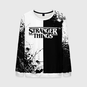 Мужской свитшот 3D с принтом Stranger Things. в городе Новоалтайск, 100% полиэстер с мягким внутренним слоем | круглый вырез горловины, мягкая резинка на манжетах и поясе, свободная посадка по фигуре | normal people scare me | stranger things | детектив | драма | кино | очень странные дела | сериалы | странгер тхингс | триллер | уилл | фантастика | фильмы | хоукинс