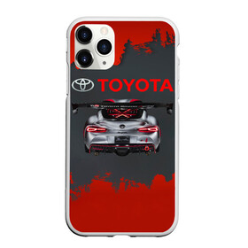 Чехол для iPhone 11 Pro матовый с принтом Toyota Supra в городе Новоалтайск, Силикон |  | 