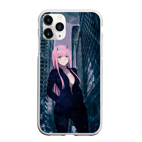 Чехол для iPhone 11 Pro Max матовый с принтом Zero Two в городе Новоалтайск, Силикон |  | darling | darling in the franxx | zero two | вайфу | зеро ту | код 002 | любимый во франксе | франкс