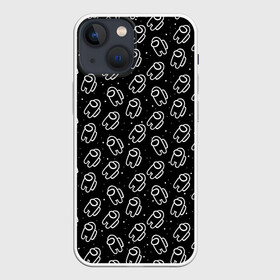 Чехол для iPhone 13 mini с принтом AMONG US в городе Новоалтайск,  |  | among us | impostor | twitch | амонг ас | звезды | игра | космонавт | космонавты | космос | паттерн | предатель | среди нас | твитч | твич