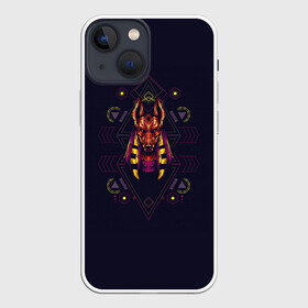 Чехол для iPhone 13 mini с принтом PHARAOH в городе Новоалтайск,  |  | абстракция | геометрия | головы животных | злое | необычное | неон | прикольное | текстура | черепа | эпичное | яркое