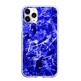 Чехол для iPhone 11 Pro матовый с принтом Dark Blue Gan в городе Новоалтайск, Силикон |  | abstraction | blue | frost | frozen | ice | shine | surface | texture | абстракция | блеск | замерзший | лед | мороз | поверхность | синий | текстура