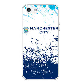 Чехол для iPhone 5/5S матовый с принтом Manchester City. в городе Новоалтайск, Силикон | Область печати: задняя сторона чехла, без боковых панелей | fc | football | football club | manchester city | sport | манчестер сити | спорт | спортивные | униформа | фирменные цвета | фк | футбол | футбольный клуб