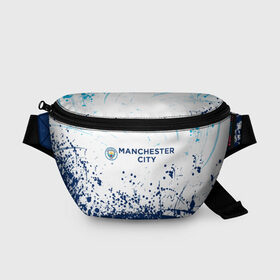 Поясная сумка 3D с принтом Manchester City. в городе Новоалтайск, 100% полиэстер | плотная ткань, ремень с регулируемой длиной, внутри несколько карманов для мелочей, основное отделение и карман с обратной стороны сумки застегиваются на молнию | fc | football | football club | manchester city | sport | манчестер сити | спорт | спортивные | униформа | фирменные цвета | фк | футбол | футбольный клуб
