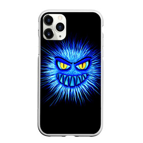 Чехол для iPhone 11 Pro Max матовый с принтом Злой вирус в городе Новоалтайск, Силикон |  | Тематика изображения на принте: бактерия | вирус | злость | инфекция | коронавирус