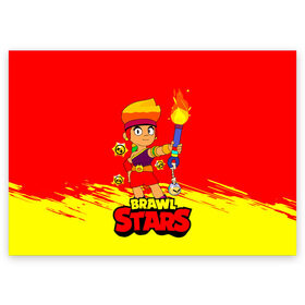 Поздравительная открытка с принтом Brawl Stars/Amber в городе Новоалтайск, 100% бумага | плотность бумаги 280 г/м2, матовая, на обратной стороне линовка и место для марки
 | amber | crow | leon | logo game | nita | sandy | spike | surge | амбер | бравл старс | бравлер | браво | герои | девочкам | детям | легендарный | леон | логотипы игр | мальчикам | огненный | огонь | пламя | сенди | спраут | чер