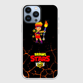 Чехол для iPhone 13 Pro Max с принтом Brawl Stars Amber в городе Новоалтайск,  |  | Тематика изображения на принте: amber | crow | leon | logo game | nita | sandy | spike | surge | амбер | бравл старс | бравлер | браво | герои | девочкам | детям | легендарный | леон | логотипы игр | мальчикам | огненный | огонь | пламя | сенди | спраут | чер