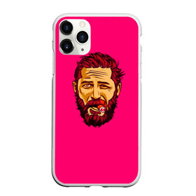 Чехол для iPhone 11 Pro Max матовый с принтом ХАРДИ в городе Новоалтайск, Силикон |  | известная личность | том харди | чел с бородой