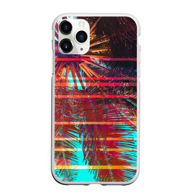 Чехол для iPhone 11 Pro Max матовый с принтом Palm glitch art в городе Новоалтайск, Силикон |  | Тематика изображения на принте: art | astraction | glitch | palm | sky | абстракция | арт | ветки | глитч | листья | небо | пальмы