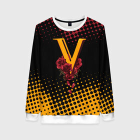 Женский свитшот 3D с принтом CYBERPUNK 2077 \ VALENTINO. в городе Новоалтайск, 100% полиэстер с мягким внутренним слоем | круглый вырез горловины, мягкая резинка на манжетах и поясе, свободная посадка по фигуре | 6th street | animals | cd project red | cyberpunk 2077 | keanu reeves | maelstrom | moxes | samurai | tyger claws | valentino | voodoo boys | банда | банды | валентино | вудуисты | животные | киану ривз | киберпанк 2077 | мальстрём | самураи 