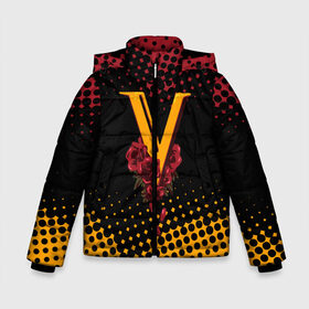 Зимняя куртка для мальчиков 3D с принтом CYBERPUNK 2077  VALENTINO. в городе Новоалтайск, ткань верха — 100% полиэстер; подклад — 100% полиэстер, утеплитель — 100% полиэстер | длина ниже бедра, удлиненная спинка, воротник стойка и отстегивающийся капюшон. Есть боковые карманы с листочкой на кнопках, утяжки по низу изделия и внутренний карман на молнии. 

Предусмотрены светоотражающий принт на спинке, радужный светоотражающий элемент на пуллере молнии и на резинке для утяжки | 6th street | animals | cd project red | cyberpunk 2077 | keanu reeves | maelstrom | moxes | samurai | tyger claws | valentino | voodoo boys | банда | банды | валентино | вудуисты | животные | киану ривз | киберпанк 2077 | мальстрём | самураи 
