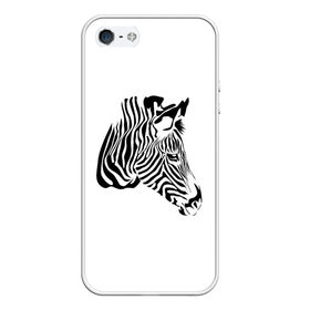 Чехол для iPhone 5/5S матовый с принтом Zebra в городе Новоалтайск, Силикон | Область печати: задняя сторона чехла, без боковых панелей | Тематика изображения на принте: africa | black | savanna | stripe | white | zebra | африка | белый | зебра | полоска | саванна | черный