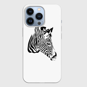 Чехол для iPhone 13 Pro с принтом Zebra в городе Новоалтайск,  |  | Тематика изображения на принте: africa | black | savanna | stripe | white | zebra | африка | белый | зебра | полоска | саванна | черный