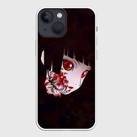 Чехол для iPhone 13 mini с принтом Адская девочка в городе Новоалтайск,  |  | Тематика изображения на принте: hell girl | jigoku shoujo | адская девочка | ай | ай эмма | аниме