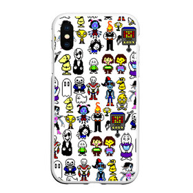 Чехол для iPhone XS Max матовый с принтом UNDERTALE в городе Новоалтайск, Силикон | Область печати: задняя сторона чехла, без боковых панелей | Тематика изображения на принте: undertale | андертейл | игра андертейл | игра. | русский андертейл | тоби фокс