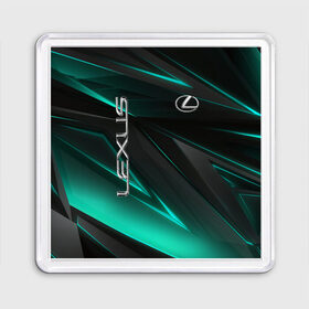 Магнит 55*55 с принтом Lexus в городе Новоалтайск, Пластик | Размер: 65*65 мм; Размер печати: 55*55 мм | lexus | абстракция | авто | автомобиль | лексус | лехус | марка | машина | мото | скорость