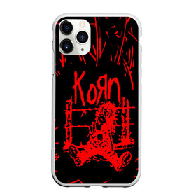 Чехол для iPhone 11 Pro Max матовый с принтом korn в городе Новоалтайск, Силикон |  | acoustic | blind | coming undone | download | falling away from me | freak on a leash | korn | lyrics | music | narcissistic cannibal | official | official video | twisted transistor | vevo | word up | группа слипнот | коян | рок