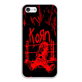 Чехол для iPhone 5/5S матовый с принтом korn в городе Новоалтайск, Силикон | Область печати: задняя сторона чехла, без боковых панелей | acoustic | blind | coming undone | download | falling away from me | freak on a leash | korn | lyrics | music | narcissistic cannibal | official | official video | twisted transistor | vevo | word up | группа слипнот | коян | рок
