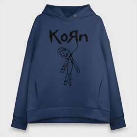 Женское худи Oversize хлопок с принтом korn в городе Новоалтайск, френч-терри — 70% хлопок, 30% полиэстер. Мягкий теплый начес внутри —100% хлопок | боковые карманы, эластичные манжеты и нижняя кромка, капюшон на магнитной кнопке | acoustic | blind | coming undone | download | falling away from me | freak on a leash | korn | lyrics | music | narcissistic cannibal | official | official video | twisted transistor | vevo | word up | группа слипнот | коян | рок