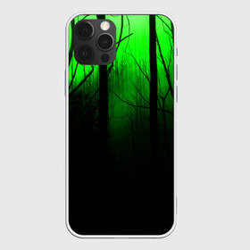 Чехол для iPhone 12 Pro Max с принтом G-loomy в городе Новоалтайск, Силикон |  | fog | forest | gloomy | green fog | night | radiation | trees | деревья | зеленый туман | лес | мрачный | ночь | радиация | туман