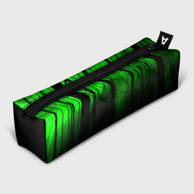 Пенал 3D с принтом G-loomy в городе Новоалтайск, 100% полиэстер | плотная ткань, застежка на молнии | fog | forest | gloomy | green fog | night | radiation | trees | деревья | зеленый туман | лес | мрачный | ночь | радиация | туман