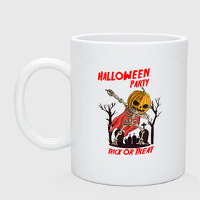 Кружка с принтом Halloween Party в городе Новоалтайск, керамика | объем — 330 мл, диаметр — 80 мм. Принт наносится на бока кружки, можно сделать два разных изображения | blood | diablo | haloween | horror | дьявол | зомби | кости | кровь | мозги | мясо | страшилка | ужасы | хеллоуин | хелоуин