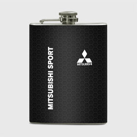 Фляга с принтом MITSUBISHI в городе Новоалтайск, металлический корпус | емкость 0,22 л, размер 125 х 94 мм. Виниловая наклейка запечатывается полностью | Тематика изображения на принте: mitsubishi | авто | автомобиль | лого | логотип | митсубиси | митсубиши | соты | текстура
