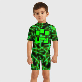 Детский купальный костюм 3D Minecraft creeper: в городе Новоалтайск, Полиэстер 85%, Спандекс 15% | застежка на молнии на спине | alex | blox | creeper | dungeons | logo game | pixel | steve | алекс | герои | голем | детям | зомби | квадраты | кислотный | крипер | куб | логотипы игр | майнкрафт | мальчикам | мобы | неоновый | персонажи | пиксель