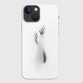 Чехол для iPhone 13 mini с принтом Руки за стеклом в городе Новоалтайск,  |  | необычное | прикольное | руки | стекло | тренд