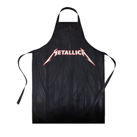 Фартук 3D с принтом Metallica в городе Новоалтайск, 100% полиэстер | общий размер — 65 х 85 см, ширина нагрудника — 26 см, горловина — 53 см, длина завязок — 54 см, общий обхват в поясе — 173 см. Принт на завязках и на горловине наносится с двух сторон, на основной части фартука — только с внешней стороны | metallica | rok | джеймс хэтфилд | кирк хэммет | ларс ульрих | металика | металл | металлика | музыка | рок | рок группа