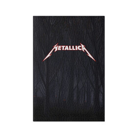 Обложка для паспорта матовая кожа с принтом Metallica в городе Новоалтайск, натуральная матовая кожа | размер 19,3 х 13,7 см; прозрачные пластиковые крепления | Тематика изображения на принте: metallica | rok | джеймс хэтфилд | кирк хэммет | ларс ульрих | металика | металл | металлика | музыка | рок | рок группа