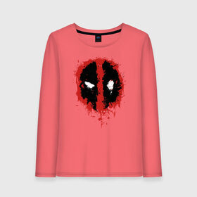Женский лонгслив хлопок с принтом Deadpool logo в городе Новоалтайск, 100% хлопок |  | deadpool | logo | marvel | mutant | vdshardan | wade wilson | болтливый наемник | вэйд вилсон | дадпул | дедпул | дэдпул | дэтпул | комиксы | логотип | марвел | мутант | супергерой | уэйд уилсон