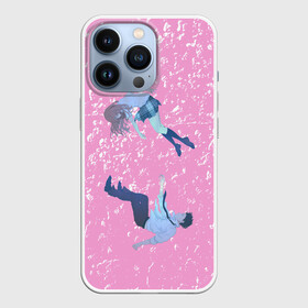 Чехол для iPhone 13 Pro с принтом Нисимия и Ишида парят в воздухе в городе Новоалтайск,  |  | kita | koe no katachi | shouko nishimiya | shouya ishida | takeuchi | аниме | анимэ | ониме | онимэ | форма голоса | шоко нишимия | шоя ишида