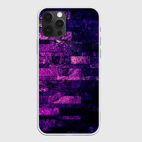 Чехол для iPhone 12 Pro Max с принтом Purple-Wall в городе Новоалтайск, Силикон |  | Тематика изображения на принте: abstraction | bricks | dark | pink | purple | ribbed | texture | tiles | wall | абстракция | кирпичи | плитка | ребристый | розовый | стена | текстура | темный | фиолетовый
