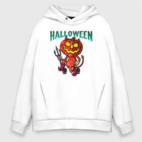 Мужское худи Oversize хлопок с принтом Halloween в городе Новоалтайск, френч-терри — 70% хлопок, 30% полиэстер. Мягкий теплый начес внутри —100% хлопок | боковые карманы, эластичные манжеты и нижняя кромка, капюшон на магнитной кнопке | Тематика изображения на принте: blood | diablo | haloween | horror | дьявол | зомби | кости | кровь | мозги | мясо | страшилка | ужасы | хеллоуин | хелоуин