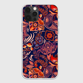 Чехол для iPhone 12 Pro Max с принтом Ornament-S в городе Новоалтайск, Силикон |  | branches | colorful | flowers | leaves | ornament | pattern | ветки | листья | орнамент | разноцветный | узор | цветы