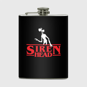 Фляга с принтом Siren Head в городе Новоалтайск, металлический корпус | емкость 0,22 л, размер 125 х 94 мм. Виниловая наклейка запечатывается полностью | 6789 | foundation | head | scp | siren | sirenhead | stranger | things | голова | дела | объект | объекты | очень | сирена | сиреноголовый | странные | фонд
