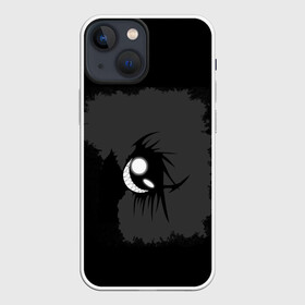 Чехол для iPhone 13 mini с принтом FALSH SMILE в городе Новоалтайск,  |  | 2d | глаза | злая улыбка | неон | ночь | персонаж. необычное | прикольное | рисунок мультяшный | тьма | улыбка
