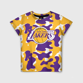 Детская футболка 3D с принтом LA LAKERS | ЛЕЙКЕРС в городе Новоалтайск, 100% гипоаллергенный полиэфир | прямой крой, круглый вырез горловины, длина до линии бедер, чуть спущенное плечо, ткань немного тянется | bryant | james | jordan | kobe | la lakers | lakers | lebron | nba | брайант | брайнт | джеймс | джордан | коби | леброн | лейкерс | лэйкерс | мамба | нба | черная