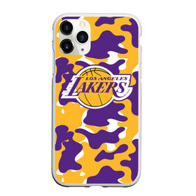 Чехол для iPhone 11 Pro Max матовый с принтом LA LAKERS | ЛЕЙКЕРС в городе Новоалтайск, Силикон |  | bryant | james | jordan | kobe | la lakers | lakers | lebron | nba | брайант | брайнт | джеймс | джордан | коби | леброн | лейкерс | лэйкерс | мамба | нба | черная