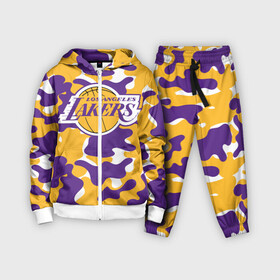 Детский костюм 3D с принтом LA LAKERS | ЛЕЙКЕРС в городе Новоалтайск,  |  | bryant | james | jordan | kobe | la lakers | lakers | lebron | nba | брайант | брайнт | джеймс | джордан | коби | леброн | лейкерс | лэйкерс | мамба | нба | черная