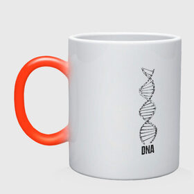 Кружка хамелеон с принтом My DNA (Z) в городе Новоалтайск, керамика | меняет цвет при нагревании, емкость 330 мл | Тематика изображения на принте: bicycle | bicyclist | bike | biker | bmx | cycle | dna | rider | байкер | биология | бмх | велик | вело | велогонщик | велолюбовь | велосепедист | велосипед | велоспорт | велоцепь | гонщик | дезоксирибонуклеиновая кислота
