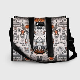Сумка-шоппер 3D HALLOWEEN: в городе Новоалтайск, 100% полиэстер | застегивается на металлическую кнопку; внутренний карман застегивается на молнию. Стенки укреплены специальным мягким материалом, чтобы защитить содержимое от несильных ударов
 | подарок на хэллоуин | тыква | хэллоуин