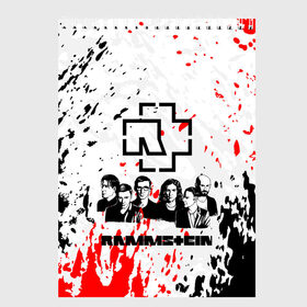 Скетчбук с принтом RAMMSTEIN в городе Новоалтайск, 100% бумага
 | 48 листов, плотность листов — 100 г/м2, плотность картонной обложки — 250 г/м2. Листы скреплены сверху удобной пружинной спиралью | du hast | mein herz | rammstein | rammstein sonne. | группа rammstein | ду хаст | песня рамштайн | рамштайн | тилль линдеманн